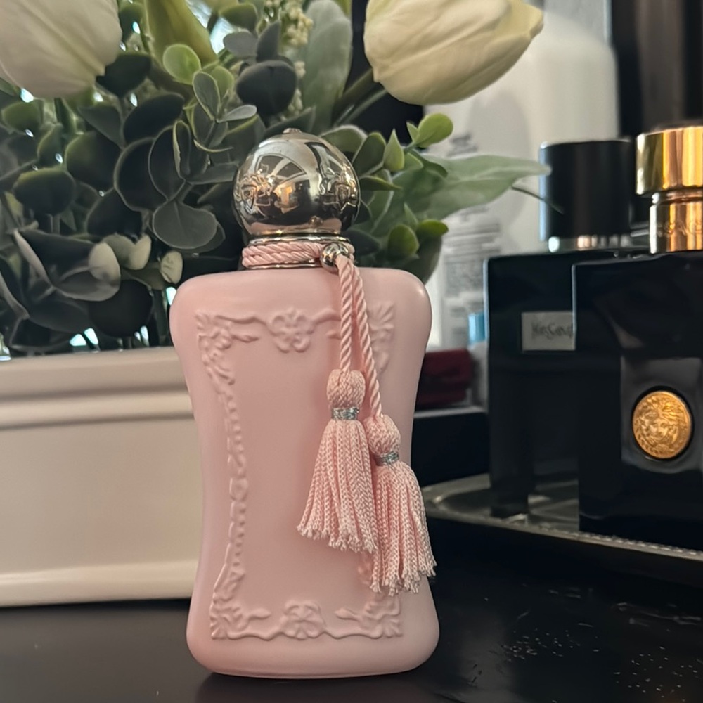 Empty Parfums de Marly Delina Bottle – Luxury Perfume Decor